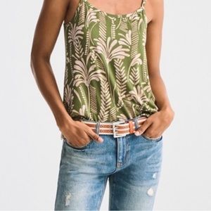 Cabi balcony tank - palm print